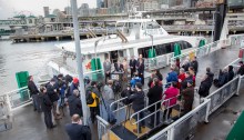 King County Water Taxi and Kitsap Transit are working together to launch passneger-only ferry service between downtown Seattle and the Kitsap Peninsula.