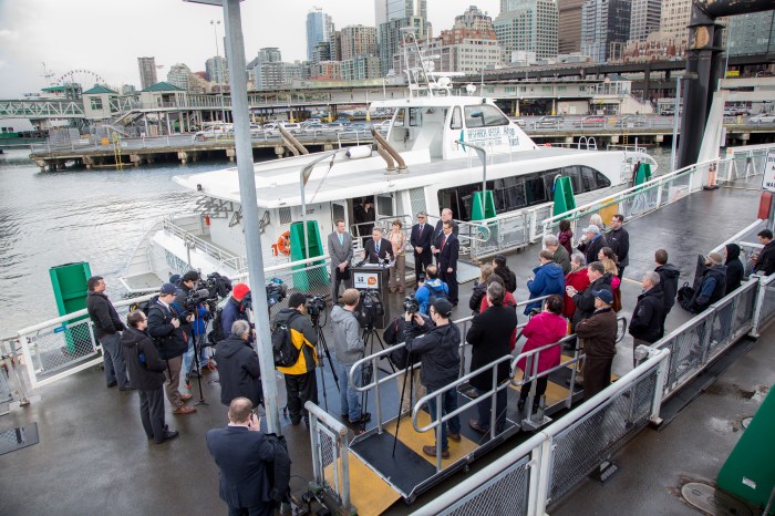 King County Water Taxi and Kitsap Transit are working together to launch passneger-only ferry service between downtown Seattle and the Kitsap Peninsula.