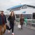 Riders from Vashon Island disembark the MV Sally Fox in Seattle.